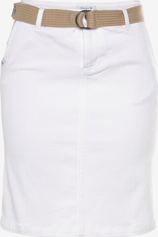 DELMAO Skirt in White: front