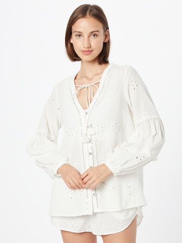 River Island Blouse in Wit: voorkant