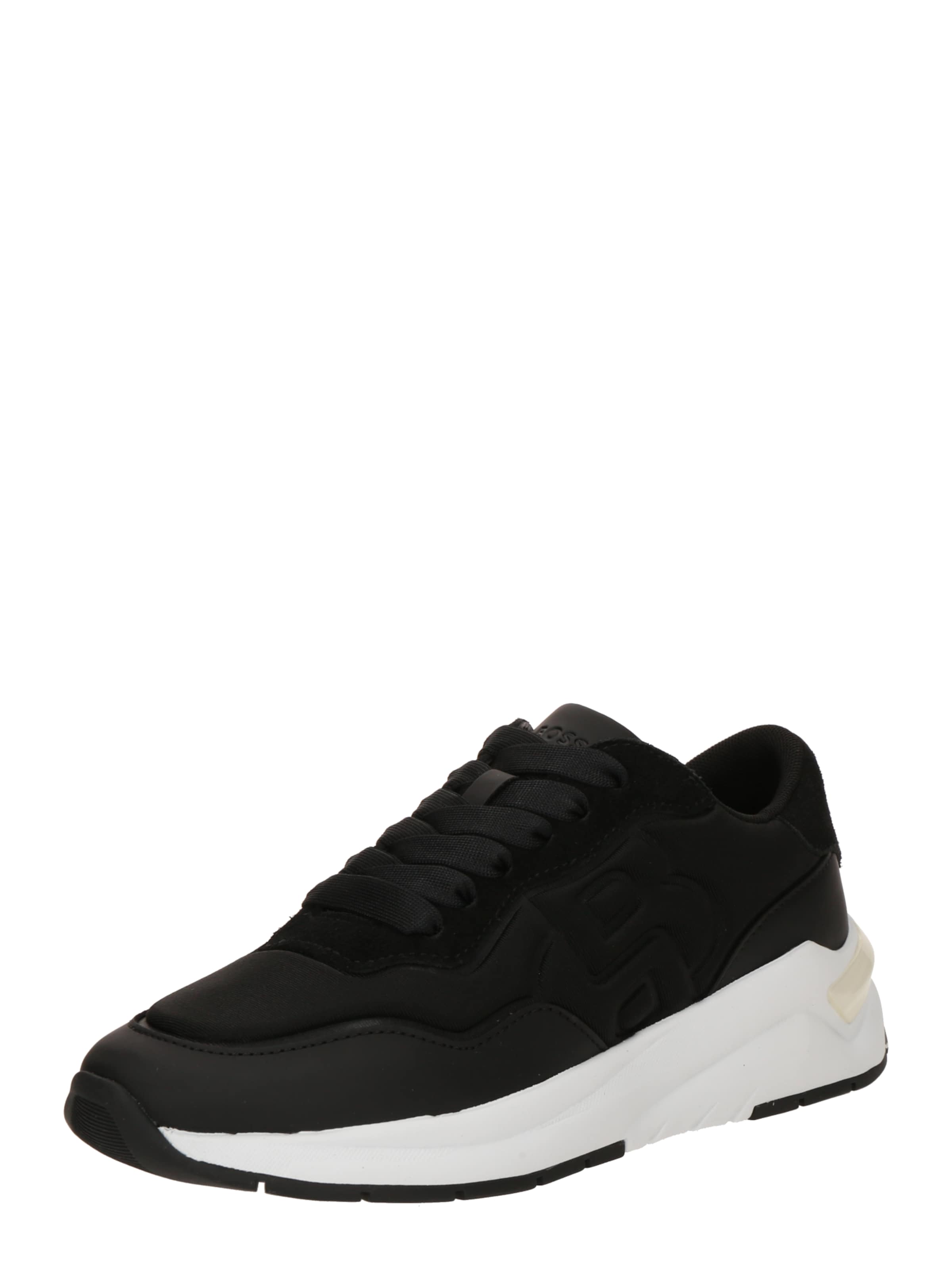 BOSS Rövid szárú sportcipők 'Skylar' - fekete: elől