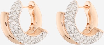 auksinė Swarovski Auskarai: priekis