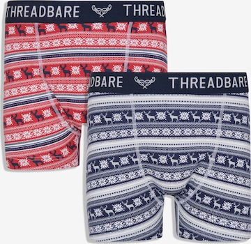 Boxers Threadbare en bleu : devant