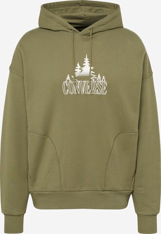 CONVERSE Sweatshirt i grøn: forside