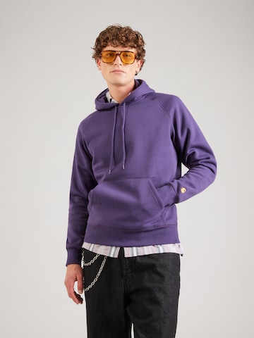 Carhartt WIP - Sudadera 'Chase' en lila: frente