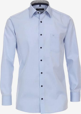 VENTI Comfort fit Button Up Shirt in Blue: front