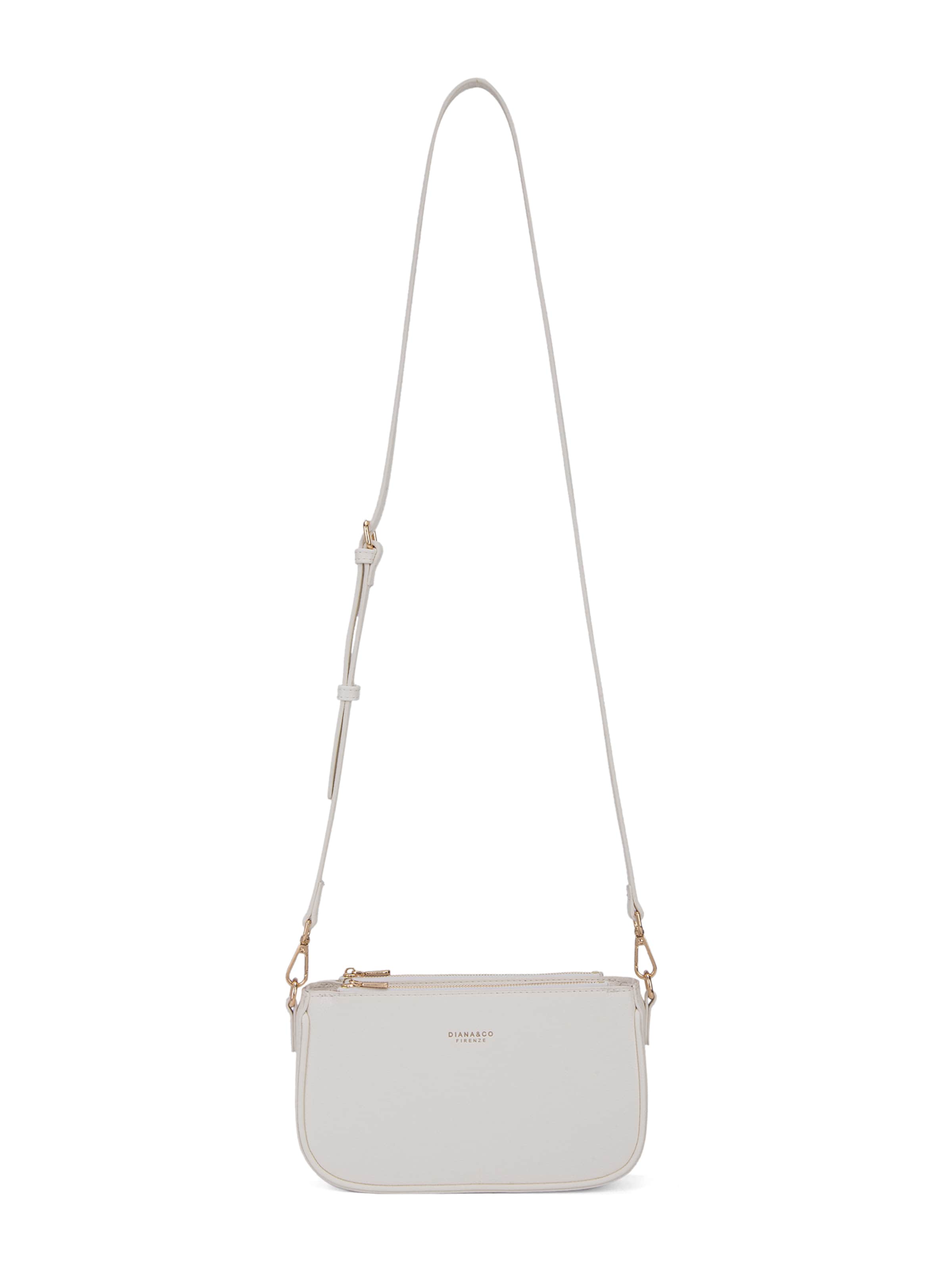 Diana&Co. Schoudertas in Wit: voorkant
