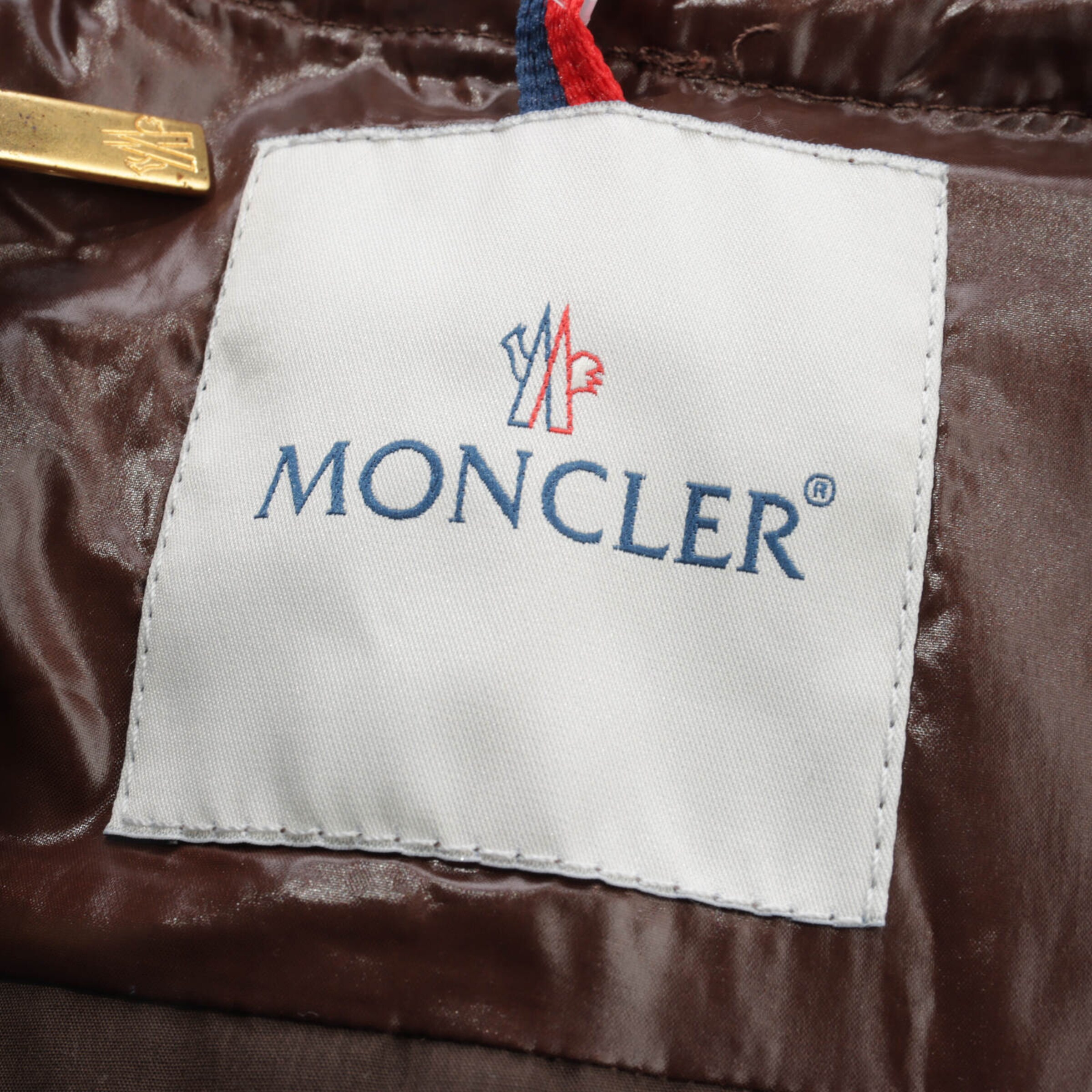 MONCLER Übergangsjacke XS in Braun