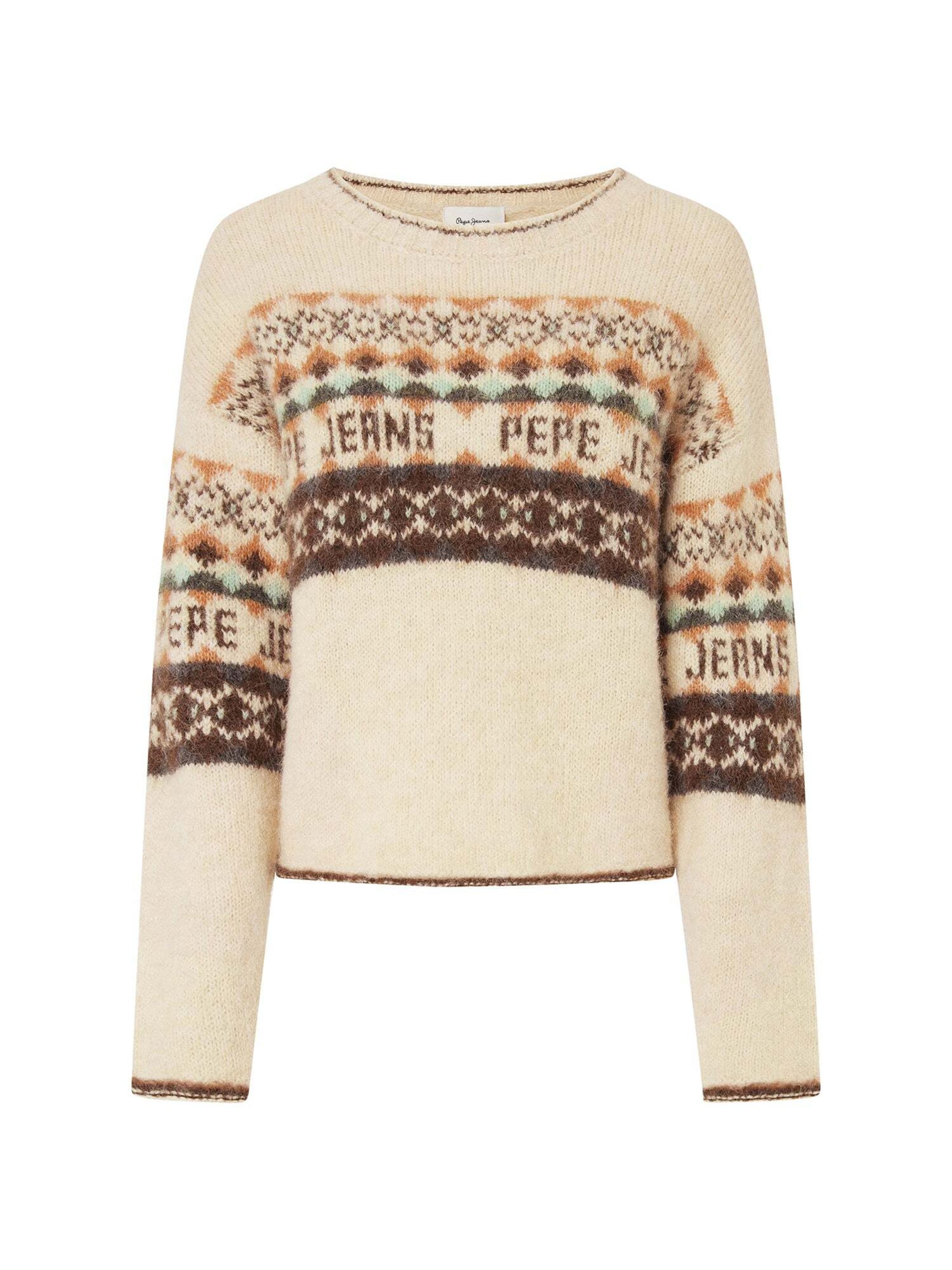 Pepe Jeans Sweater 'Hitty' in Beige: front