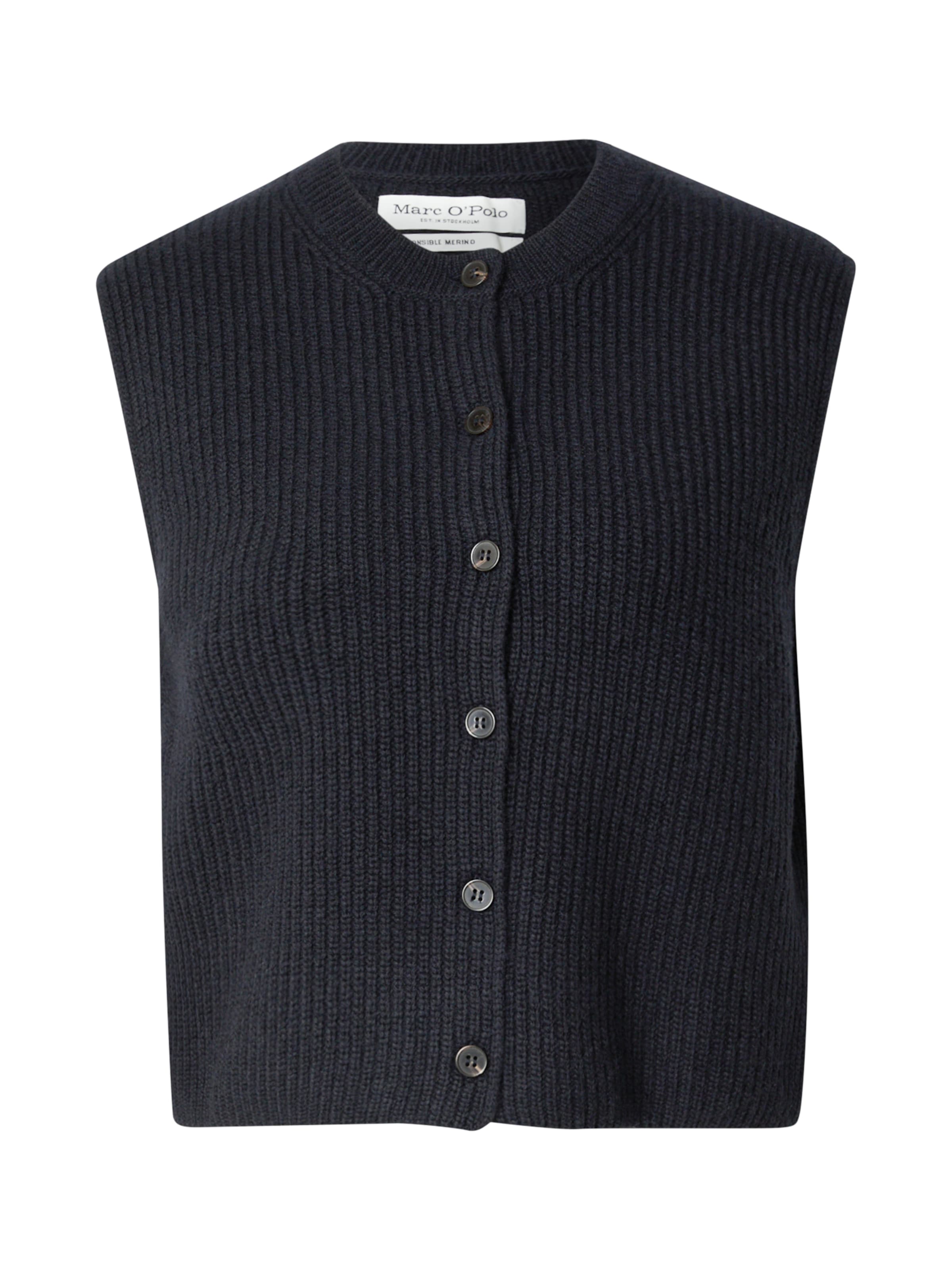 Cardigan Marc O'Polo en bleu : devant