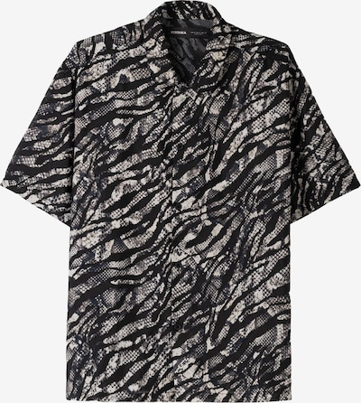 Bershka Paita värissä kerma / laivastonsininen / musta, Tuotenäkymä