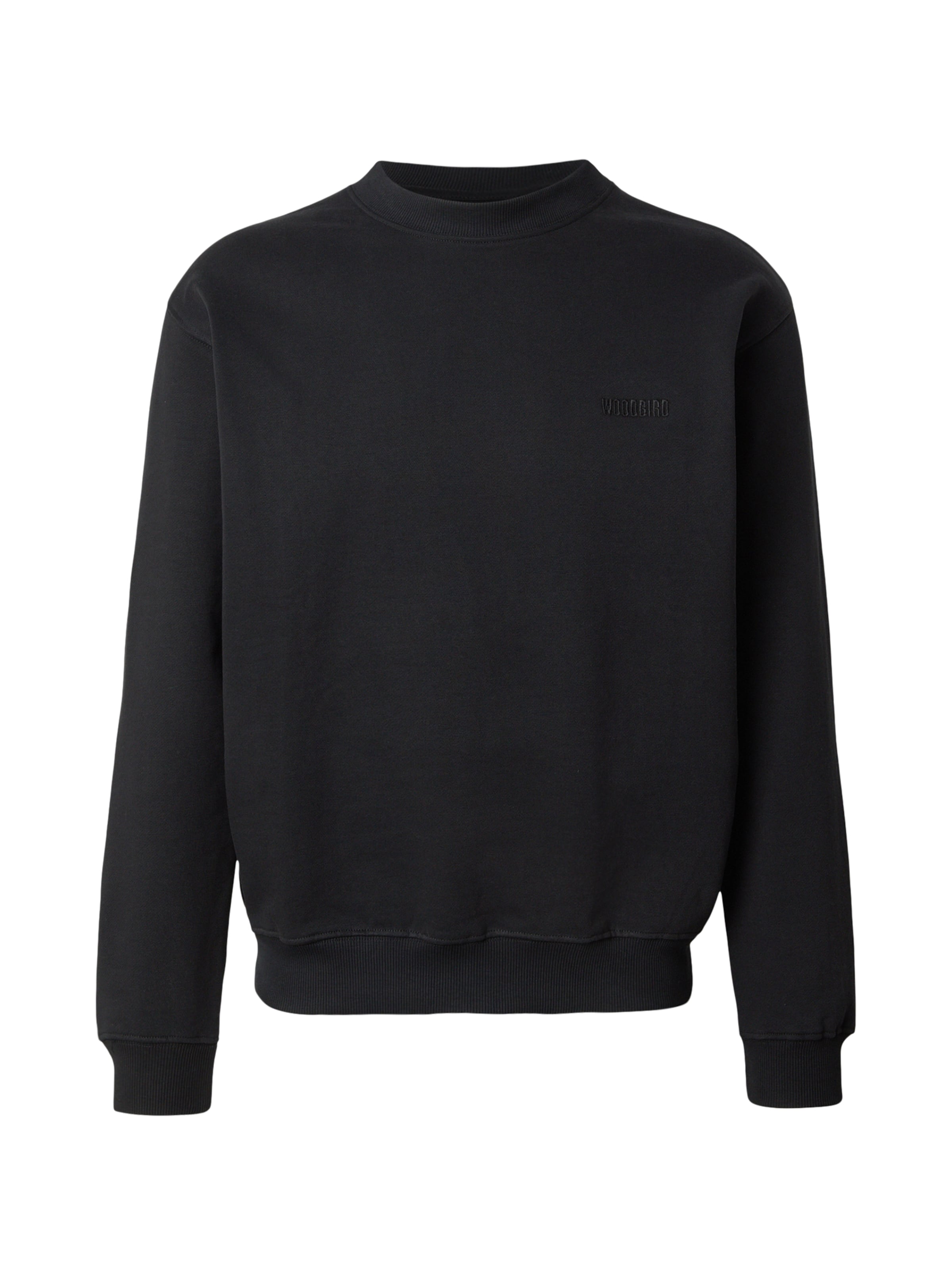 Woodbird Свитшот 'Cane' в Черный: спереди