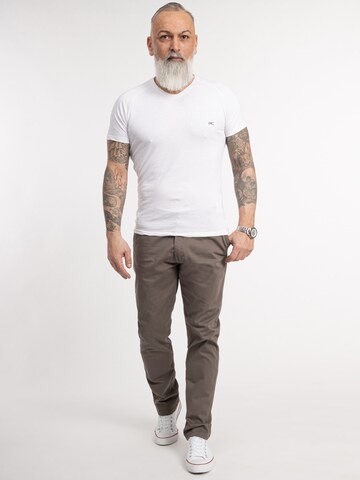 Indumentum Regular Chino Pants in Grey