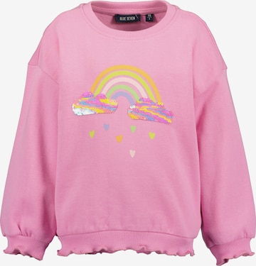 rožinė BLUE SEVEN Megztinis be užsegimo: priekis