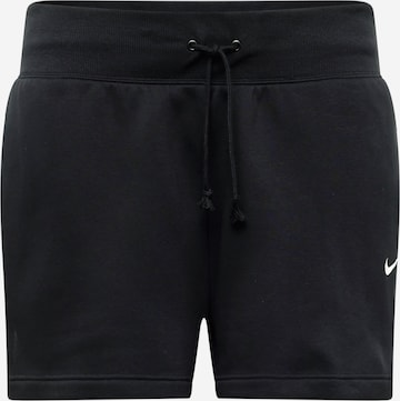 Nike Sportswear Loosefit Bukser 'PHNX FLC' i sort: forside