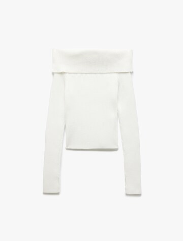 Koton Pullover in Weiß
