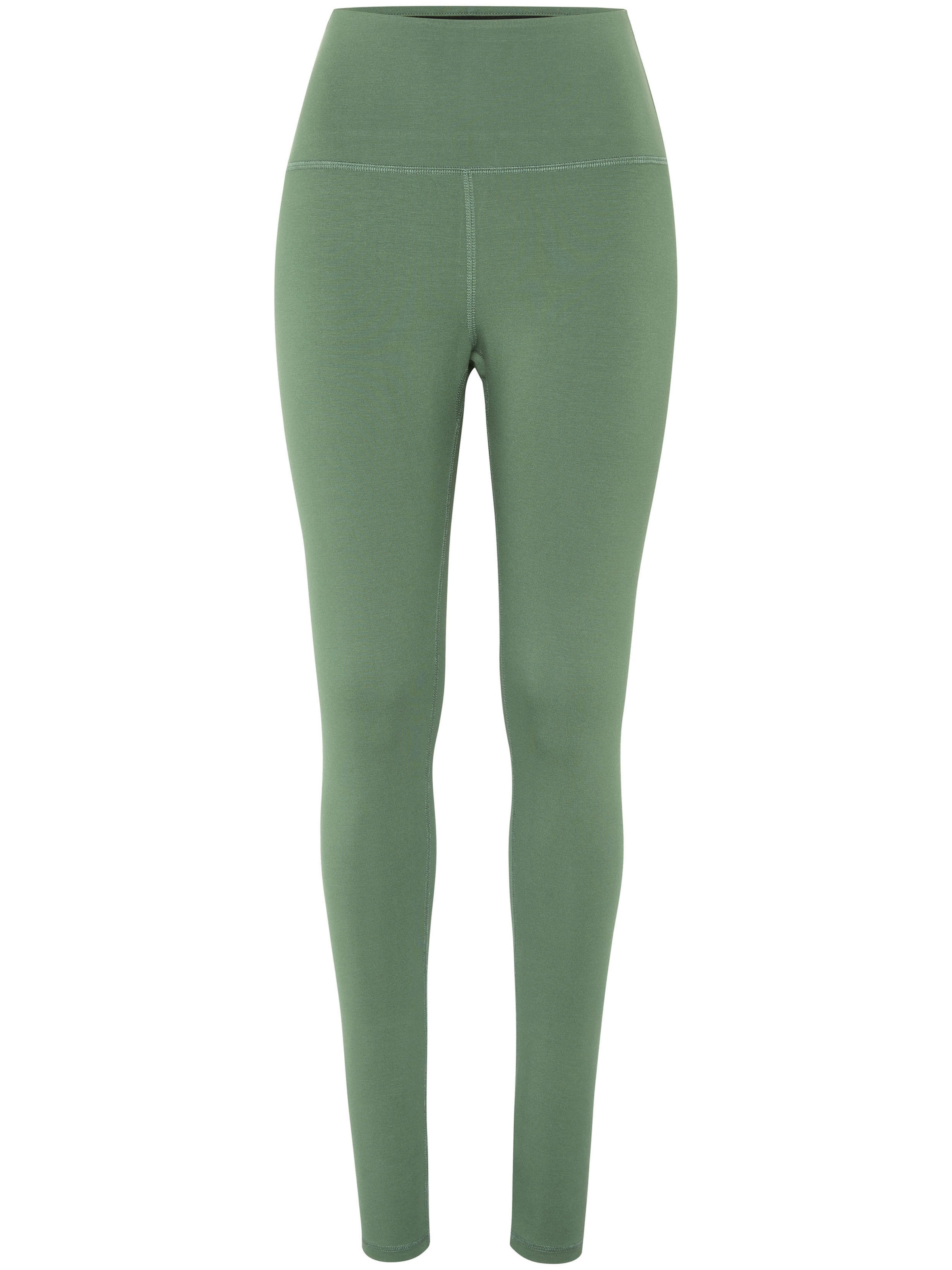 Detto Fatto Slimfit Leggings in Grün: Vorderseite