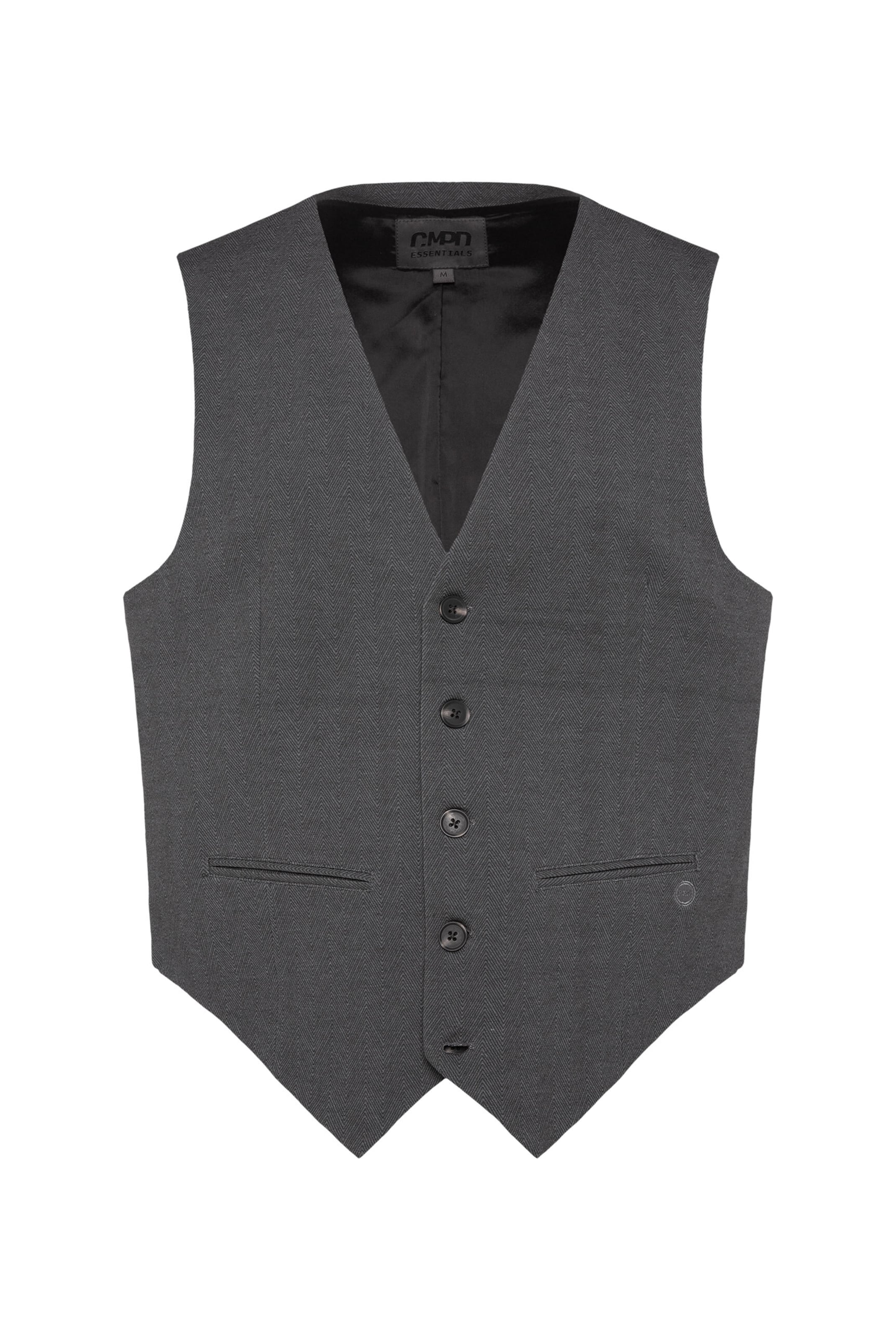 CMPD Suit Vest in Grey: front