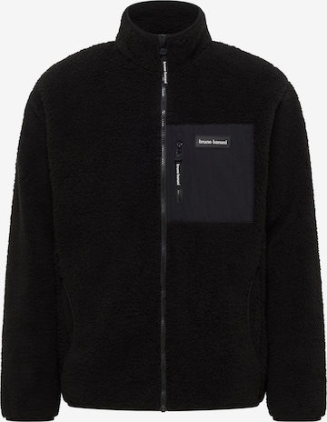 Veste en polaire 'Garret' Bruno Banani en noir : devant
