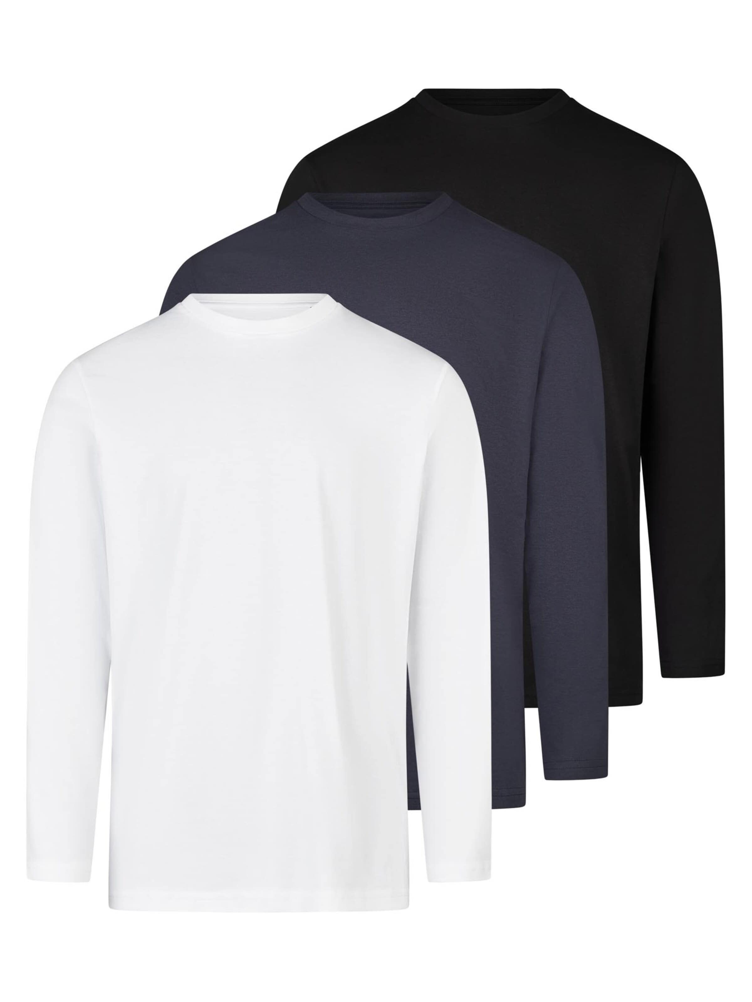 Ragman Shirt 'Basic' in Gemengde kleuren: voorkant