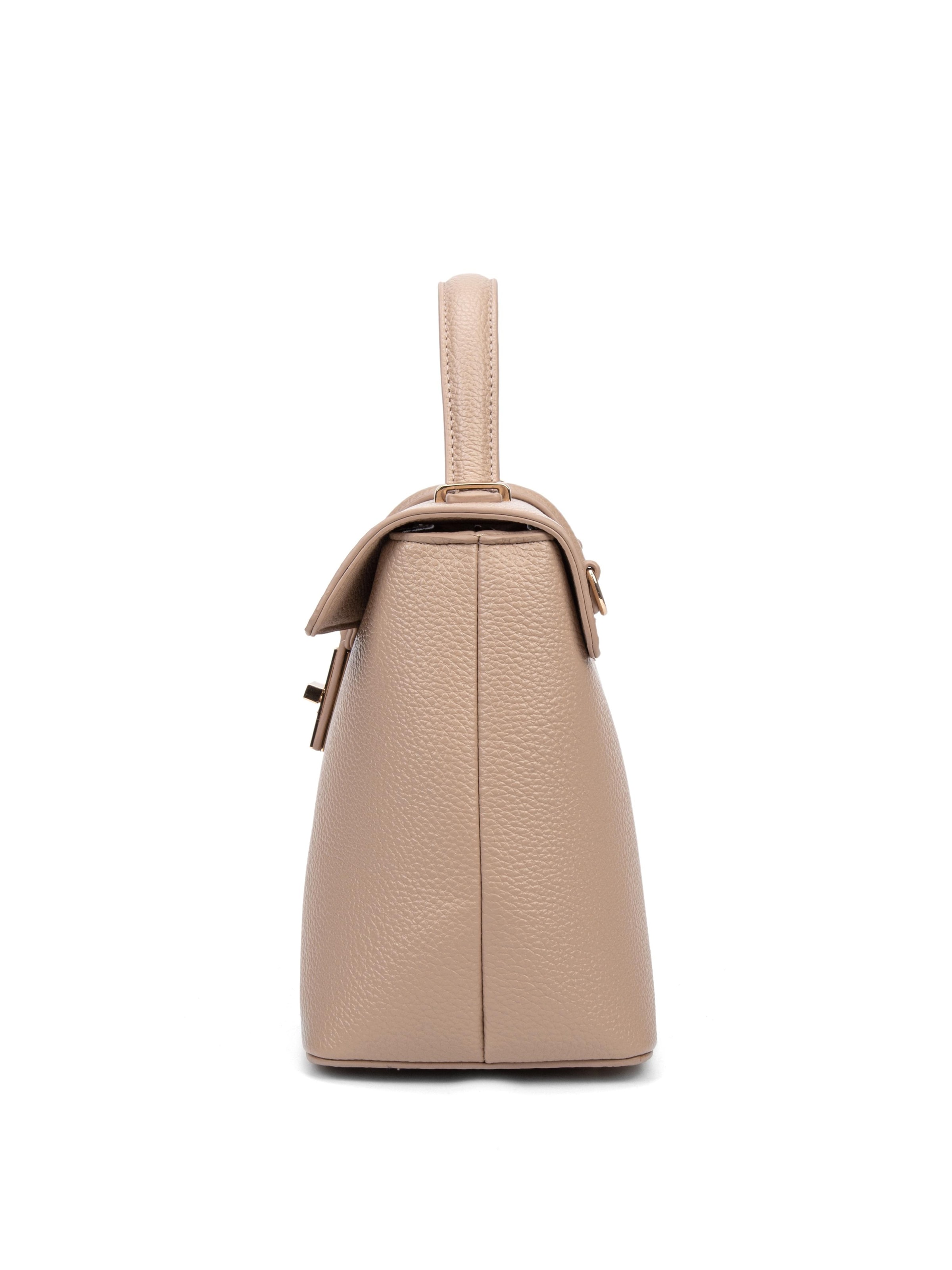 Borsa a mano 'Borsa a Mano Donna Pelle Vegana PU con Girello e Tracolla Rimovibile' di Diana&Co. in marrone