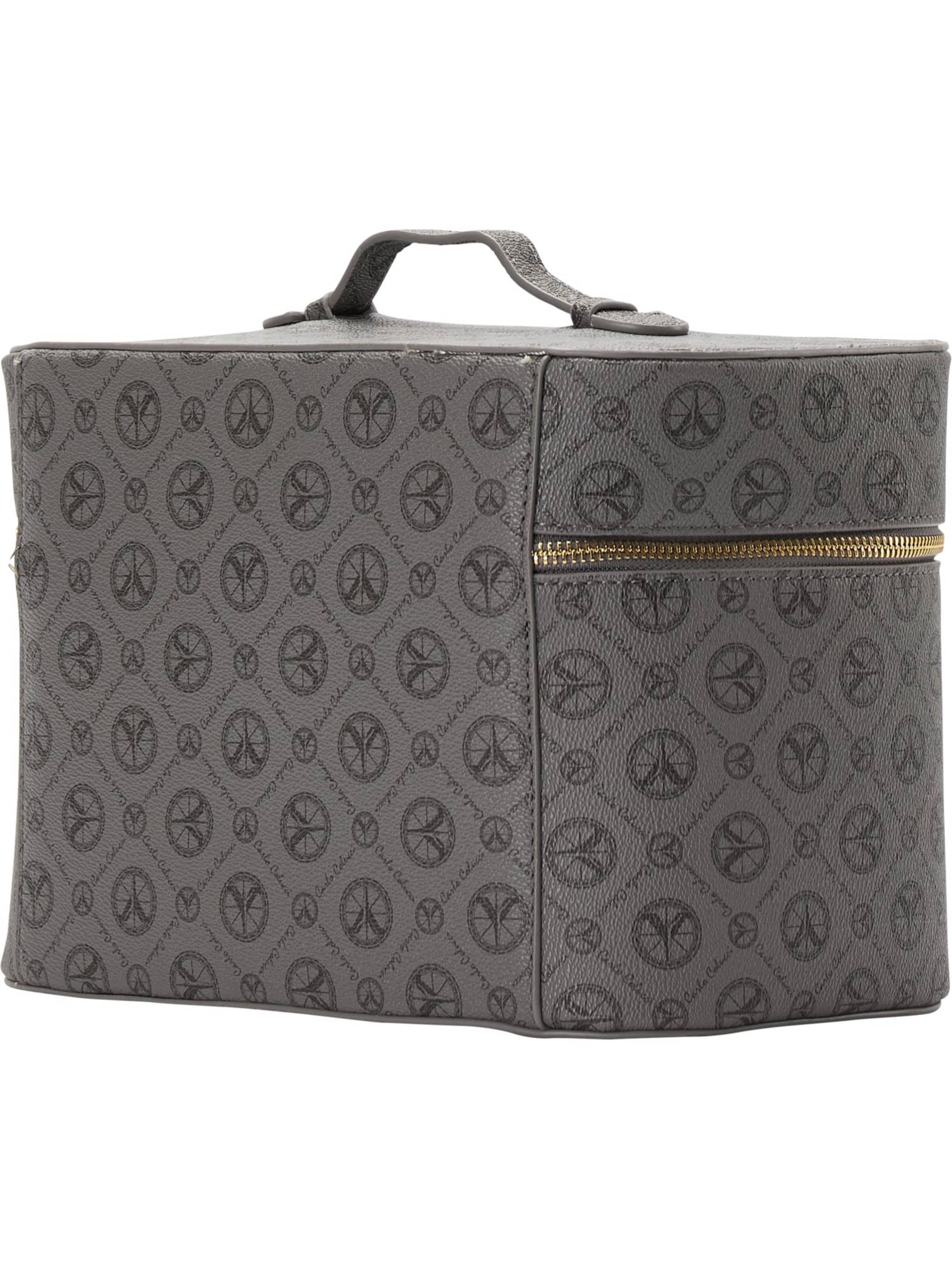 Carlo Colucci Kulturtasche ' Craighero ' in Grau