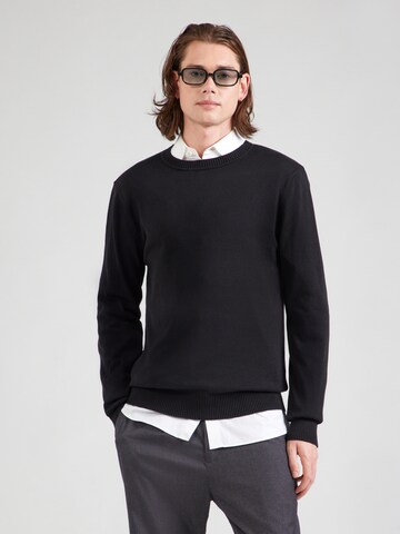 juoda SELECTED Megztinis 'SLHKRIS': priekis