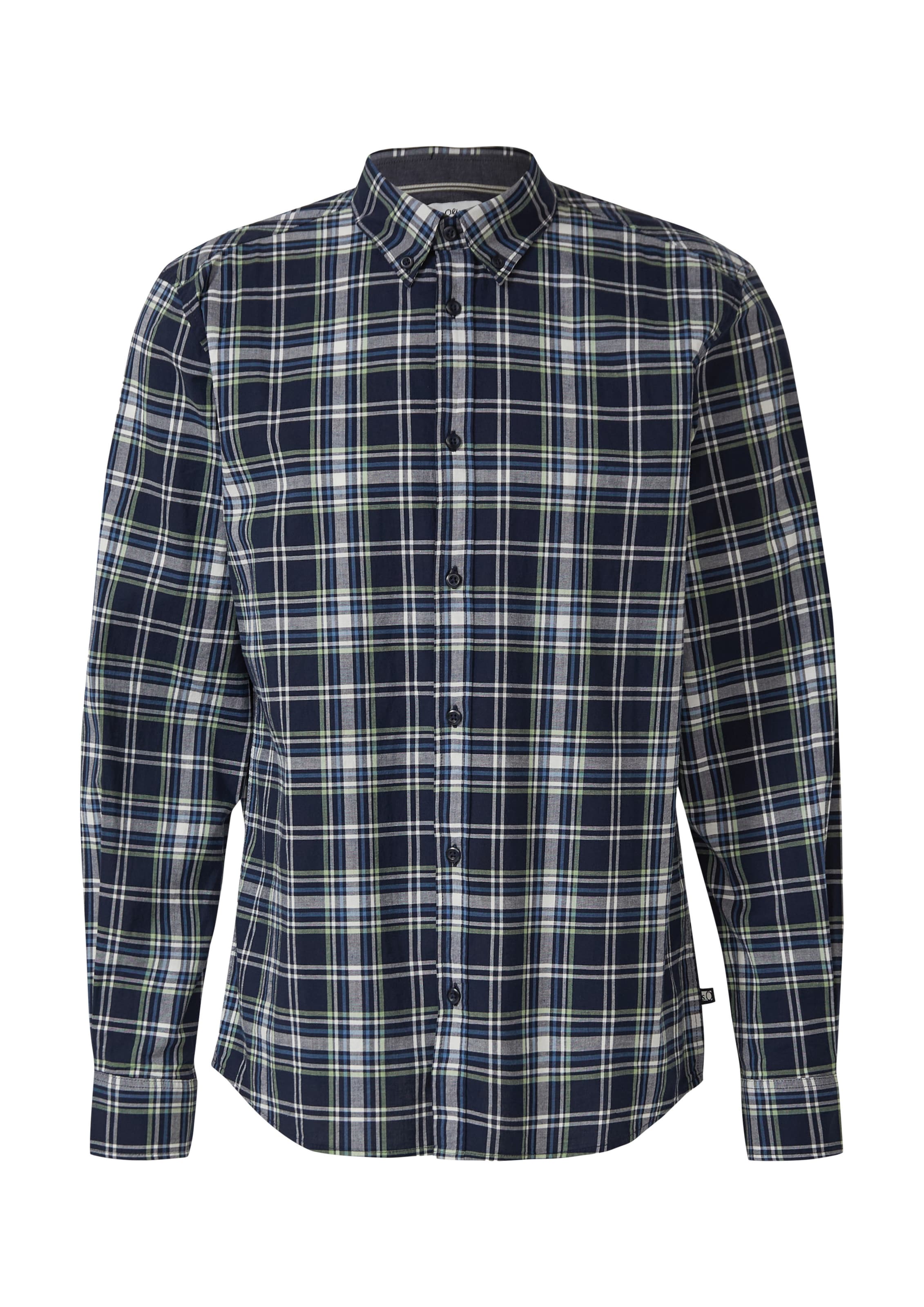 s.Oliver Regular fit Overhemd in Blauw: voorkant