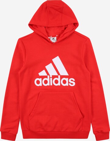 ADIDAS SPORTSWEAR Athletic Sweatshirt 'Essentials' in Red: front