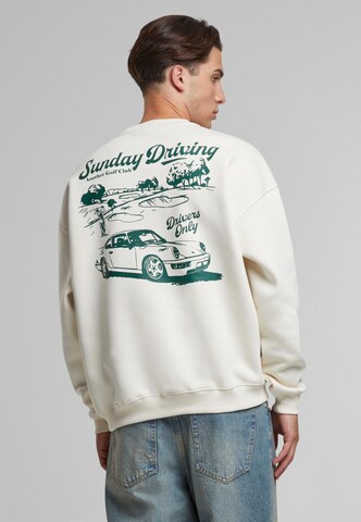 Another Cotton LabSweater majica 'Sunday Driving' - bež boja: prednji dio