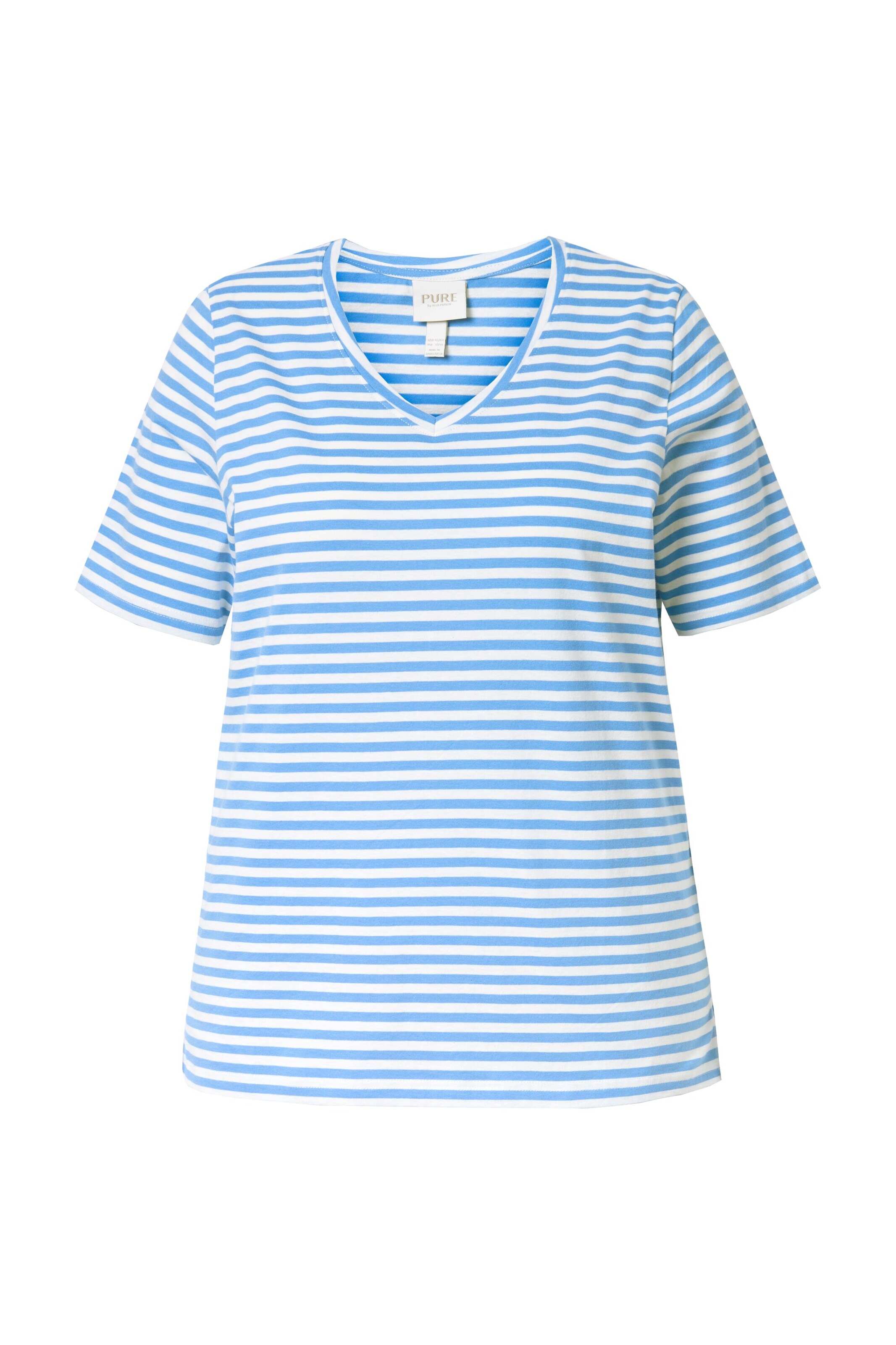 Ulla Popken T-Shirt in Blau: Vorderseite