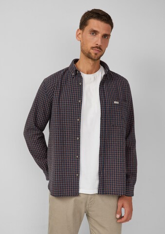 Coupe regular Chemise s.Oliver en bleu : devant