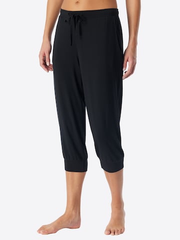 Pantalon de pyjama ' Mix Relax ' SCHIESSER en noir : devant