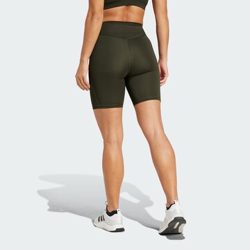 ADIDAS PERFORMANCE Skinny Παντελόνι φόρμας 'Optime' σε πράσινο