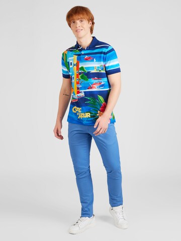 Polo Ralph Lauren Slimfit Chino kalhoty 'Bedford' – modrá