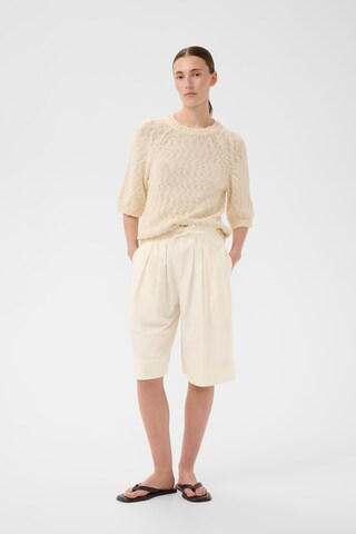InWear Loosefit Kalhoty 'HAZEIW' – bílá