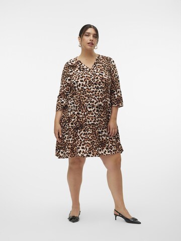 Robe Vero Moda Curve en marron
