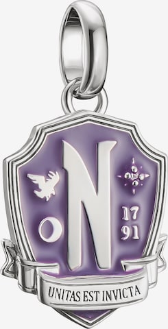 Thomas Sabo Anhänger 'Wednesday Nevermore Charm - Connect' in Silber: Vorderseite