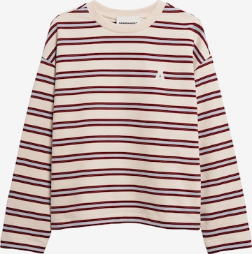 Sweat-shirt 'FRANKAA' ARMEDANGELS en beige : devant