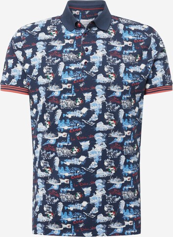 A Fish named Fred Poloshirt in Blau: predná strana