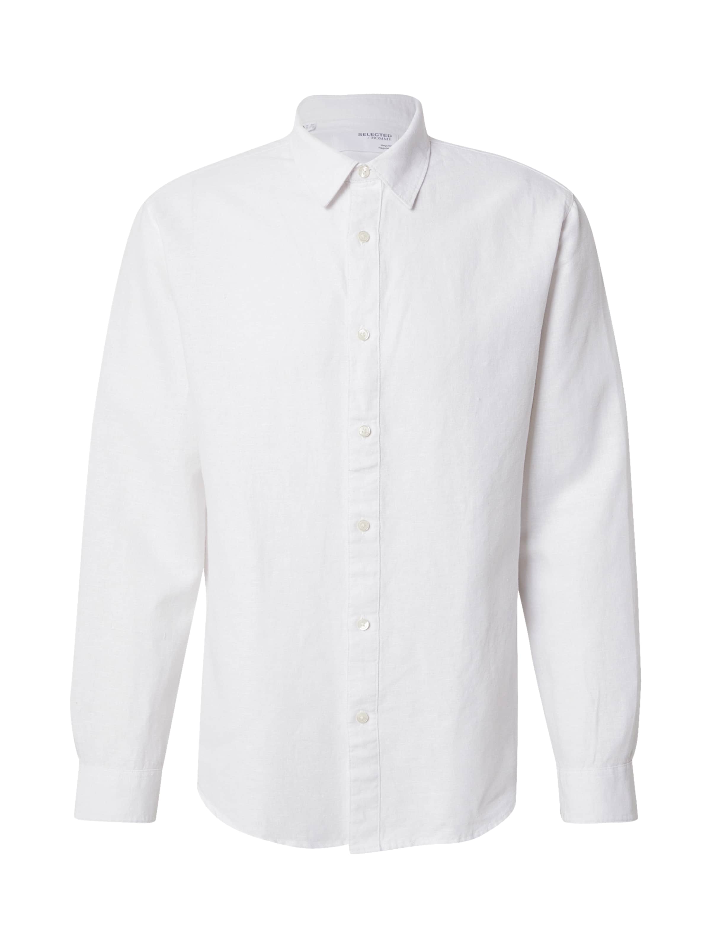 Regular fit Cămașă 'SLHLEROY' de la SELECTED pe alb: față