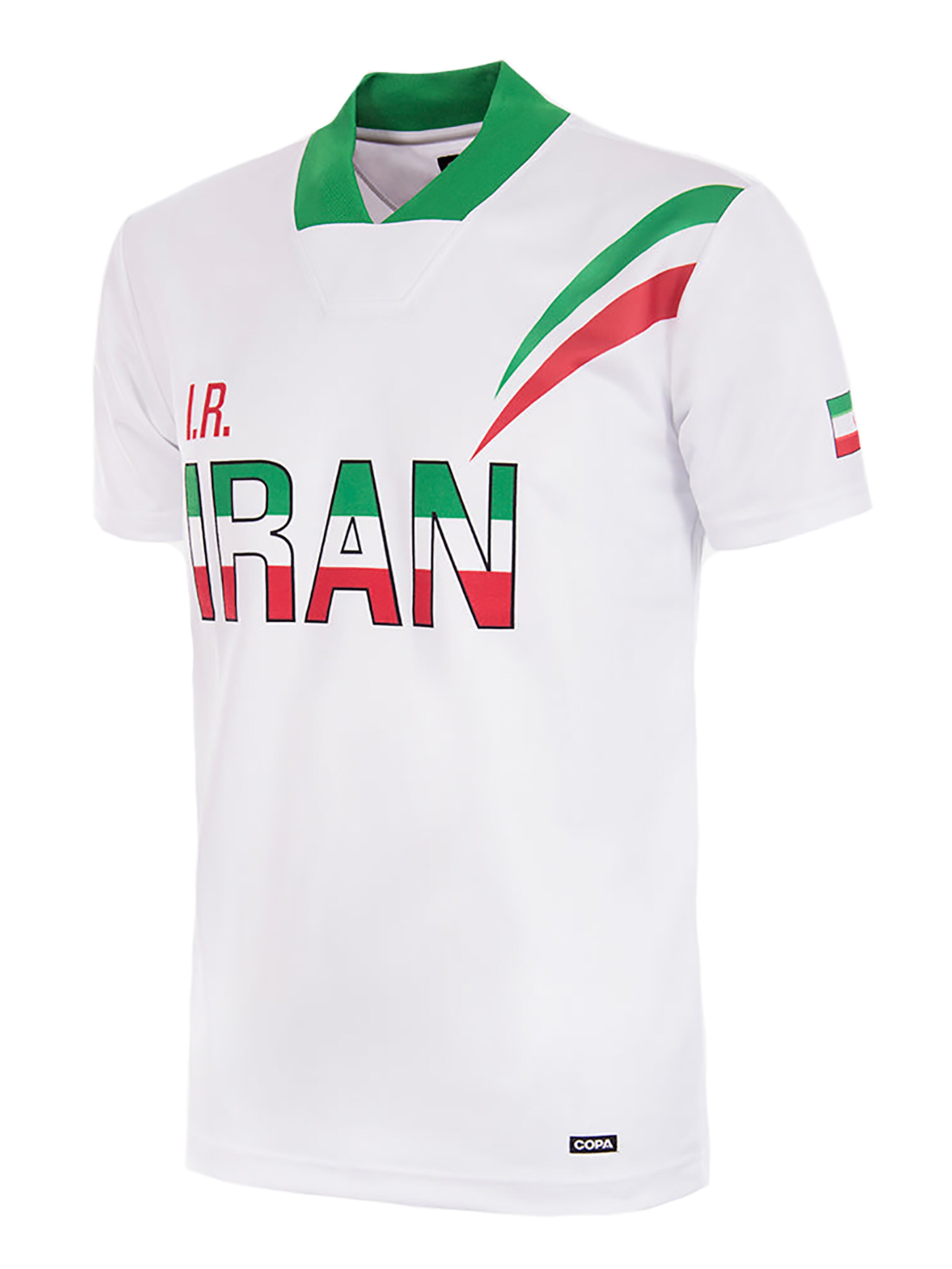 Copa Trikot 'Retro Iran 1998'‌‌ in Weiß: Vorderseite