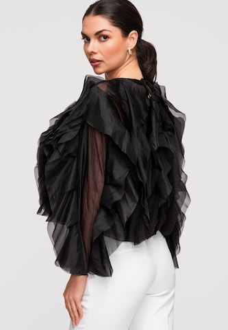 Ombre Blouse in Black