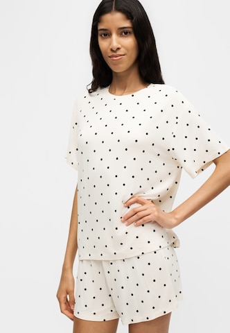 Hunkemöller Short Pajama Set in Beige