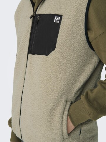 Only & Sons Bodywarmer 'JUST' in Grijs