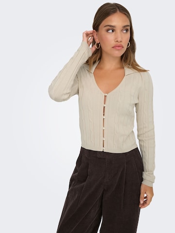 Cardigan 'ONLMeddi' ONLY en beige
