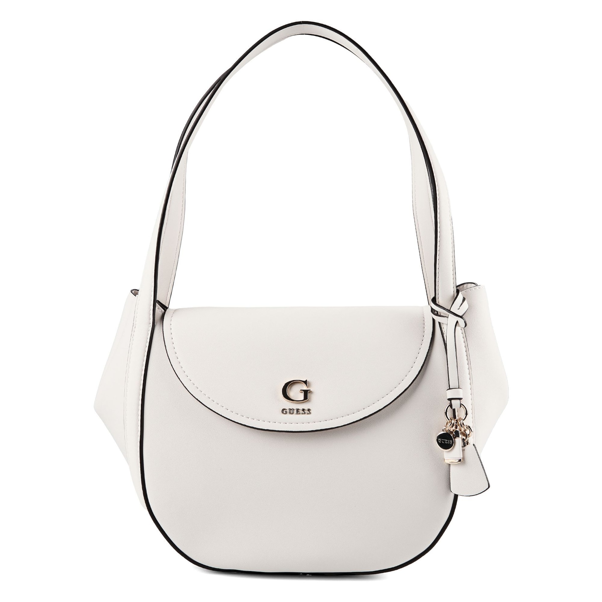 GUESS Schultertasche 'Coleen' in Weiß: Vorderseite