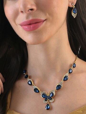 SOHI Jewelry Set 'Kiera' in Blue