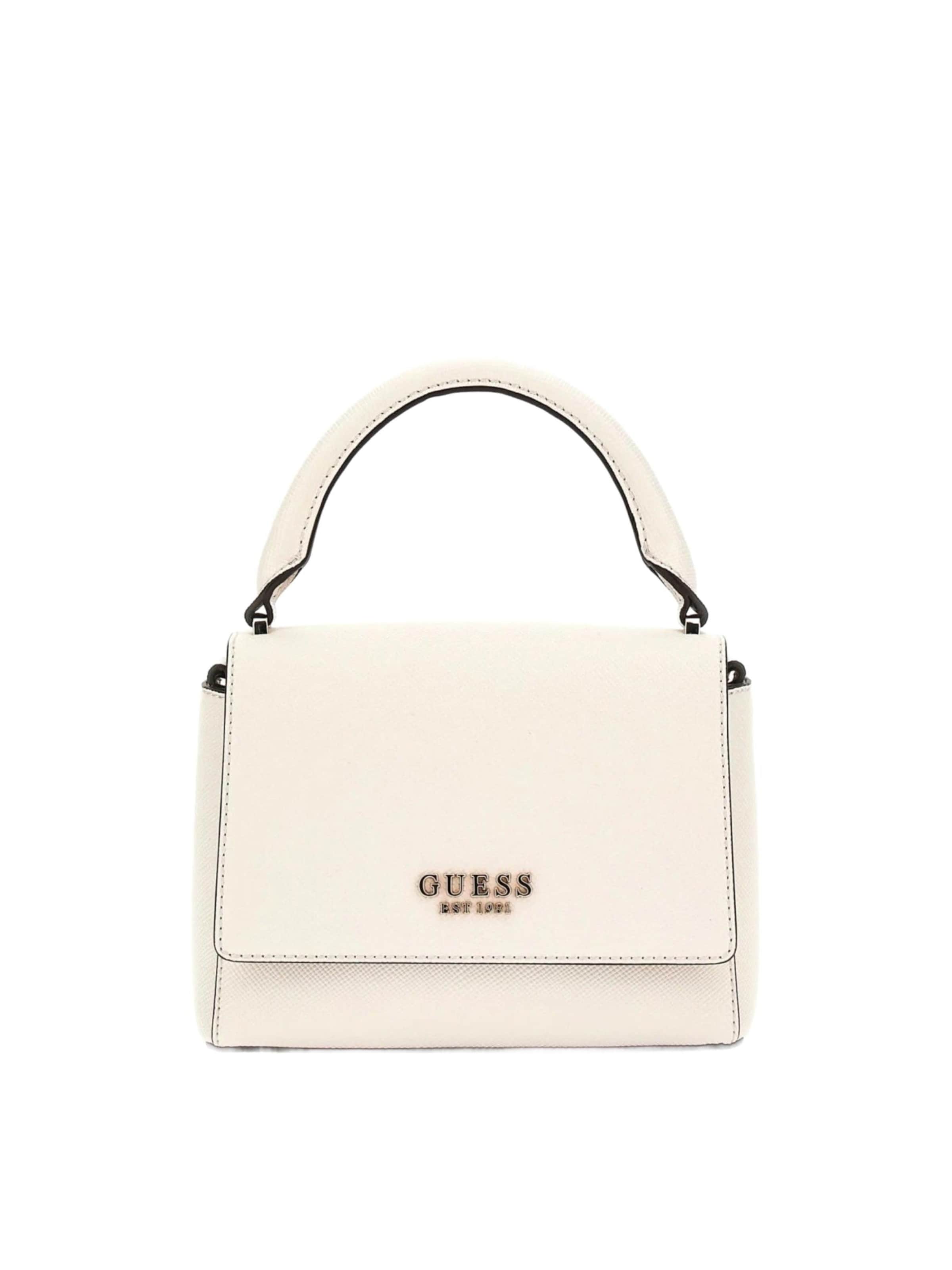GUESS Schoudertas 'Guess Bandoulière Bramina Small Off White' in Wit: voorkant