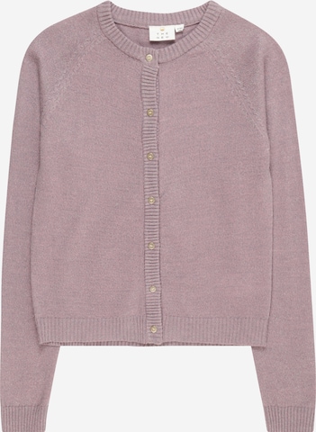 The New Knit cardigan 'EVE' in Purple: front