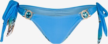 Moda Minx Bikinibroek 'Poisin Paradise' in Blauw: voorkant