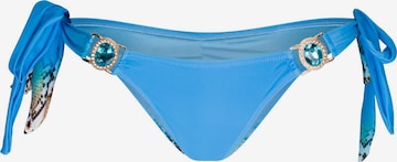 Moda Minx Bikini Bottoms 'Poisin Paradise' in Blue: front